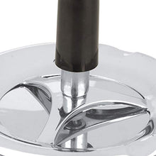 Leinggg Posacenere - Posacenere da Fumo for Interni da Esterno Posacenere in Metallo Cablaggio Rotondo Push Down (Nero L)