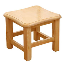 Sgabello Cambiare Le Scarpe Pino Famiglia in Legno massello Moda Creativo Semplice Moderno Tavolino da caffè Adulto Quadrato Alto 26cm LCSHAN