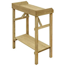 Oushome Tavolo da Lavoro da Giardino in Legno Impregnato 75x40x90cm