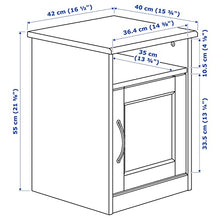 Ikea Songesand Comodino Bianco 16 1/2x15 3/4 303.674.41