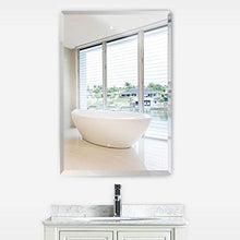 XQAQX Specchio da Trucco Specchio Ingranditore Bathroom Specchio, Parete Bathroom Specchio, Specchio di Trucco, Senza Telaio Moda Bagno Decorazione 30 * 40MM
