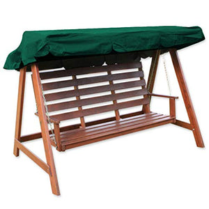 Tetto del Dondolo da Giardino 2 posti protezione UV e sostituzione Cover di copertura impermeabile giardino Altalena da sostituzione per Dondolo / Amaca da Giardino ( Color : Green , Size : One size )