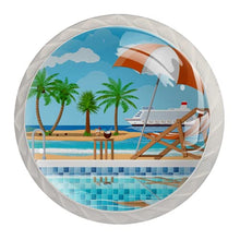 Maniglie per cassetti Manopole per cassetti Manopole rotonde Confezione da 4 per armadietto, cassetti, cassettiere, cassettiere ecc. Piscina E Scaletta