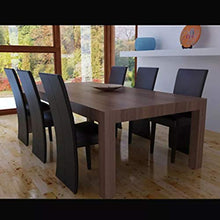 vidaXL SEDIE Cucina Pranzo E Soggiorno Ecopelle Caffe', 6 Pezzi SEDIE Design Moderno