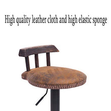 LF- Bar Stool Bar Stool Moda Creativa Bar Chair Casa Schienale Alto Seggiovia Bar Stool Rotante ad Alta Sgabello Sgabello Colazione Ristorante Ascensore Sgabello semplicità (Color : Brown-a)