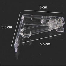 ZWWZ Clip per tovaglia,Clip per tovaglia in plastica Trasparente,Clip Holder,Tablecloth Clip Regolabile,Clip fermatovaglia,Porta tovaglie per Outdoor Party，Esterno per la Festa,Picnic,Giardino,Casa
