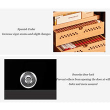 Umidificatori Humidor Sigaro Gabinetto Della Famiglia Cedar Wood Wine Idratante Cabinet Sigaro Idratante Gabinetto Costante Di Temperatura E Umidità In Grado Di Memorizzare 400-500 Sigari