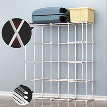 semplicità 3-Guardaroba Locker Scarpe-Bit Archivi Rimovibili di Plastica 12-Porta 3-Gitter Angolo Scaffali Abbigliamento Home Camera 147X47X165CM MXJ61