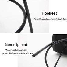 GYPPG Sedie Sgabello da Bar con Schienale, sedie per Bar, ristoranti, caffè, casa, Cucina, Sala da Pranzo, Sedile in Ecopelle, Gambe in Metallo Nero, Altezza Seduta 70 cm (27,5 Pollici),