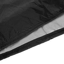 oueaen Coperchio della Scatola del Ponte - Copertura della Scatola del Ponte Impermeabile a Prova di UV da Giardino Copertura Protettiva della Scatola di immagazzinaggio 123x62x55cm(Nero)