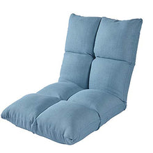 Laishutin Divano Cuscino Tatami Cuscino per Balcone Divano Lazy Divano Letto per Computer per Soggiorno e Ufficio (Color : Blue, Size : 111 * 53 * 16CM)