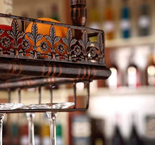 DJSMjbj - Portabicchieri creativo, da appendere al bancone, portabicchieri, decorazione per bicchieri da vino, da soffitto, facile da installare, L60*W35cm