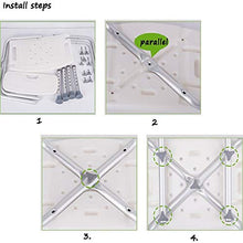 Sgabello da bagno Doccia / bagno doccia Sgabelli sedile Sgabello for / disabili Anti-Slip Anziani Mats doccia sedia regolabile in altezza con schienale 6 e manico Bagno Sedile in argento Max.150kg