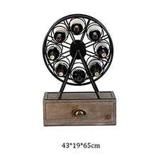 LHQ-HQ cremagliera del Vino Retro sotto l'armadietto Metallico di stoccaggio del controsoffitto cremagliera Decorazione Ornamento for Cucina-Bar, 8 Bottiglie di Vino Rack