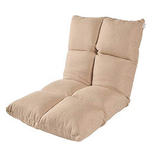 GST Sedie Sgabelli da Bar Piano Pieghevole con Schienale Regolabile Cuscino di Seduta Spesso Divano Lazy Lounge (Colore: Viola)