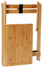 Kesper BBQ-und Beistelltisch, gefertigt aus zertifiziertem Bambus 58275 13-Tavolino da Barbecue, in bambù Certificato FSC, Dimensioni: 60 x 40 x 1,5 cm, Marrone