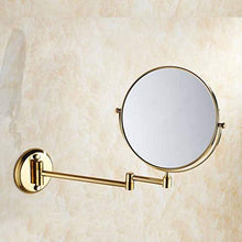 Specchio Bagno, Specchio Ingranditore, Specchio da Trucco, 3X Ingrandimento, 20 cm Doppio Faccia Specchio a Parete, Specchio da Parete Girevole e Rotondo, Allungabile, per Bagno, Spa, Hotel
