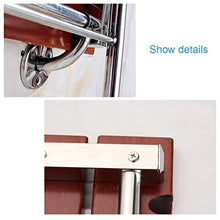 AGWa Folding Bath | Doccia Sedia | Montaggio a parete | Soild legno pieghevole Sedile Sedia | Bagno Sgabello, scarpe da banco e Resto Sgabello