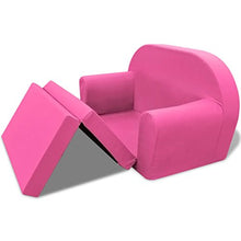 vidaXL Poltrona Letto per Bambini Divano Poltroncina Casa Asilo Rosa