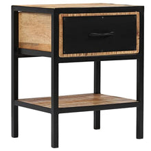 vidaXL Comodino 40x30x50 cm Tavolino da Notte Comò Arredo Cassettiera Mobiletto per Camera da Letto Arredamento Interni Legno Massello di Mango