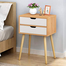 Comodini Comodino Semplice Moderna Bedstand 2 cassetti Piccolo Comodino Mini Camera Bagagli for tè e caffè Tavolo Comodino Creativo Comodini Letto (Color : Brown)