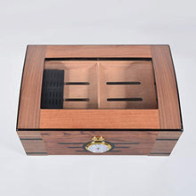 Humidor per Sigari Humidor Humidor A Temperatura Costante Scatola per Sigari in Legno di Cedro Scatola per Umidificazione per Sigari Grande capacità per 100 Sigari