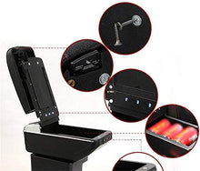 LANCHUN Armrest for R ENEULT Clio 2 2014-2018 BORRRESS Box Auto Centro Console Console Console Braccio Braccio con Funzione di Changing 7 Porte USB Luce a LED Integrata (Color : Beige)