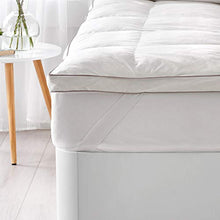 Pikolin Home - Topper in piuma Comfort Plus 9 cm traspirante ed estremamente accogliente; trattamento a tenuta piuma e fodera lavabile