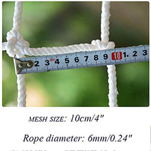 JFFFFWI Rete di Sicurezza per Bambini, balaustra per Balcone Protezione per Scale Rete per Recinzione Decor Arrampicata Corda Intrecciata Cargo Rimorchio Rete per reti Rete per reti per Parco Giochi