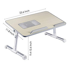 Tavoli da picnic Scrivania per laptop pieghevole semplice multifunzione con ventilatore di raffreddamento Sollevamento della tavola del letto del letto del letto del letto del computer della tavola de