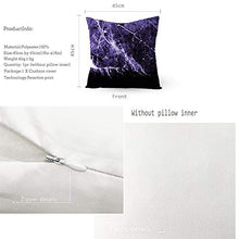 Federe Cuscini Divano 45X45,Fodere Per Cuscini Con Stampa In Serie Geometrica Viola In Stile Nordico, Fodera Per Cuscino Lombare Per Divano Da Ufficio Per Auto, Set Di 4 Articoli Per La Decorazione De