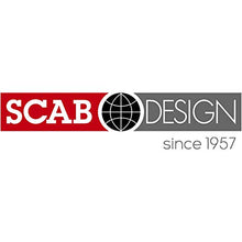 Scab Set 2 Design Zebra Tecnopolimero Sgabello con Seduta h. 65 cm Gambe cromate e scocca Color Lin