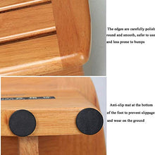 AYHa Bagno sgabello di legno Barrel Poggiapiedi Passo Bench piccolo sgabello rettangolo sgabello da doccia Sgabello Pedale impermeabile antiscivolo Doccia Bench