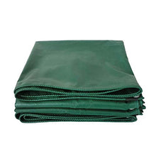 Panno Antipioggia in PVC Verde, Telo Spesso Resistente al Sole Tenda da Campeggio per Esterni Copertura per Piante da Giardino Impermeabile Angolo Avvolgente 390 G/M²(Size:4×5M)