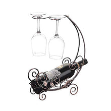 LHQ-HQ Wine Rack, Casa del Vino Wine Rack Cabinet Decorazioni vitivinicolo Europeo Mestieri della cremagliera della Bottiglia in Ferro battuto 1 Bottiglia