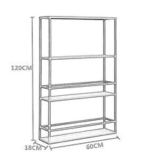 AOLI Mensole Parete attrezzata, Scaffale Ferro Wall Hanging Wine Rack a muro Rack Vino Rosso di vetro Wine Rack Rack display Standol, Nero,Oro