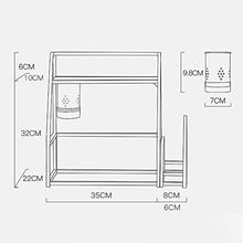 &ripiano di stoccaggio Scaffale di stoccaggio della cucina, tagliere del supporto della bottiglia di condimento Scaffale di stoccaggio dei rifornimenti della cucina dell'acciaio inossidabile -3 piani