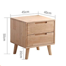 Yyqx Comodino Armadietto Moderno Semplice del Comodino di economia Domestica di Legno Solido del Comodino della Camera da Letto Comodini Letto
