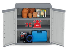 Terry, Jumbo 900 Wave, Armadio da Esterno Interno a Due Ante, 2 Ripiani Interni Regolabili. Materiale: Plastica, Dimensioni: 89,7x53,7x94,5 cm