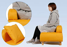 HongTeng Divani Classico Divano Pigro Divano Singolo Tessuto Sedia Installazione Gratuita Sedia Camera da Letto Soggiorno pisolino Cuscino Tatami Regalo Cuscino 45 × 54 cm (Color : Yellow)