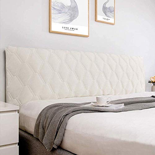 WEDSFC Copritestiera Letto Copertura/Copri Testata Letto Matrimoniale/Singolo Imbottito Fodera Elastica Protezione, Coprire Antipolvere in Cotone Cover Addensare AntiGraffio Cuscino