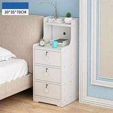 Multifunzione Bookshelf Armadio Di Stoccaggio In Legno Stand Notturno Ad Alta Capacità Camera Da Letto Cabina Armadio 20 * 35 * 70CM,25 * 35 * 70CM,30 * 35 * 70CM ( Color : White , Size : 30*35*70 )