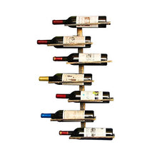 Isasar, cantinetta portabottiglie da parete stile retrò vintage per ristoranti, bar, per arredare Hold 7 bottles