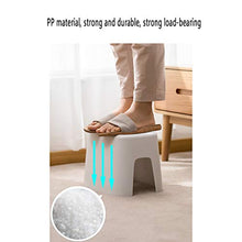 H-M-Shelf Piccolo Sgabello Panco di plastica Bagno per la casa Bagno Basso Sgabello Bagno Sgabello Antiscivolo Sgabello per Bambini Sgabello da caffè Bianco