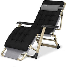 CDFCB Reclinabile Leggero Oversize Oversize XL Sedia reclinabile Zero Sedia a gravità Pieghevole e reclinabile Sedia a Sdraio Soletto con Cuscino per Cuscino Sedie a Sdraio con cus