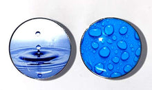 bakhita srl Set Tappo Saltarello per lavabo, Fantasia Acqua e Goccia