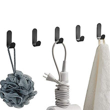 LIskybird Portasciugamani Senza Fori, Autoadesivo Portasciugamani da Cucina 24Cm, 3 Bracci, Portasciugamani da Bagno, da Cucina, Girevole A 180°, Porta Asciugamani da Bagno, Regalo: 5 Ganci,Nero