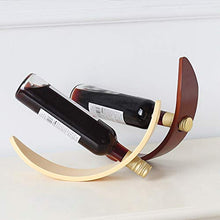 Buy and buy at Brandon Creative Wooden Semi-Circle Wine Rack Gravity Wine Rack Decoration Oblique Insert Restaurant Wine Cabinet Decoration Home Display StandLightA
