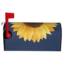 Copertura magnetica per cassetta postale con motivo girasole, design unico, per giardino, cortile, dimensioni standard, 53 x 45 cm
