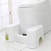 Sgabello da Toilette in plastica per Bagno, Sgabello da Bagno Antiscivolo con Gradino per Bagno, poggiapiedi per Sgabello da Bagno per alleviare la stitichezza 7.1 (Dimensioni: 17,5 cm)